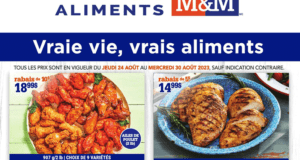 Circulaire Les Aliments M&M du 24 août au 30 août 2023