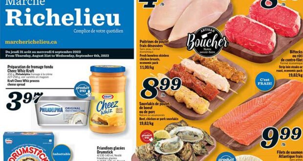 Circulaire Marché Richelieu du 31 août au 6 septembre 2023