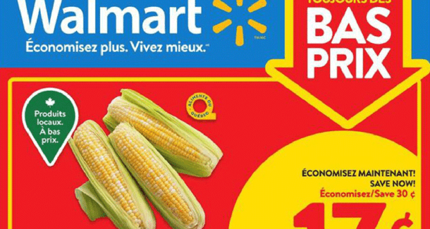 Circulaire Walmart Du 17 au 23 août 2023