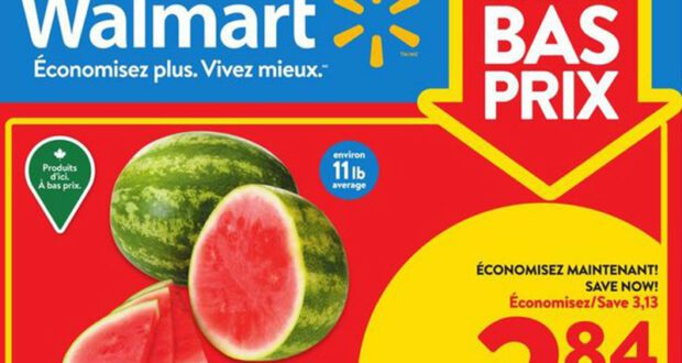 Circulaire Walmart du 3 août au 9 août 2023