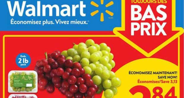 Circulaire Walmart du 31 août au 6 septembre 2023