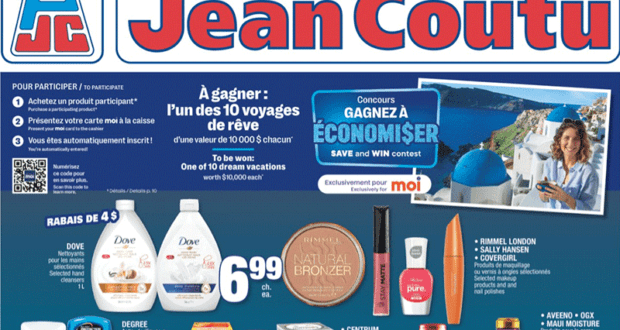 Jean Coutu Circulaire du 24 août au 30 août 2023