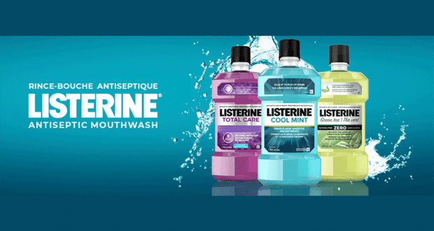 Testez le Rince-bouche antiseptique LISTERINE COOL MINT