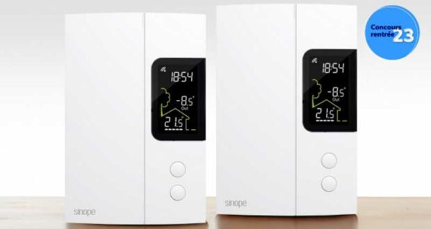 Remportez 2 thermostats Wi-Fi Sinopé