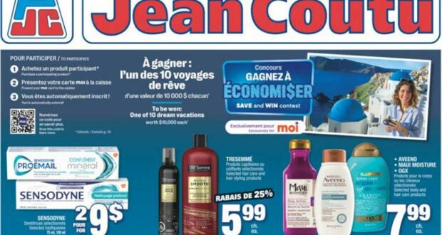 Circulaire Jean Coutu du 14 septembre au 20 septembre 2023