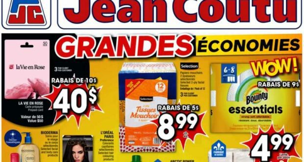 Circulaire Jean Coutu du 28 septembre au 4 octobre 2023