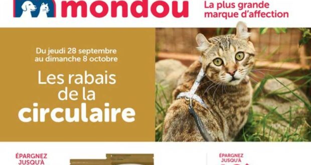 Circulaire Mondou du 28 septembre au 8 octobre 2023