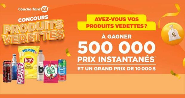 Gagnez Un prix de 10 000 $ en argent et 500 000 prix instantanés