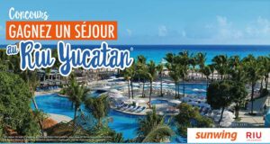 Gagnez un séjour de 7 nuits pour 2 au Riu Yucatan à Riviera Maya