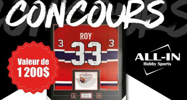 Gagnez Un chandail signé de Patrick Roy de 1200 $