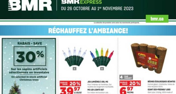 Circulaire BMR du 26 octobre au 1 novembre 2023