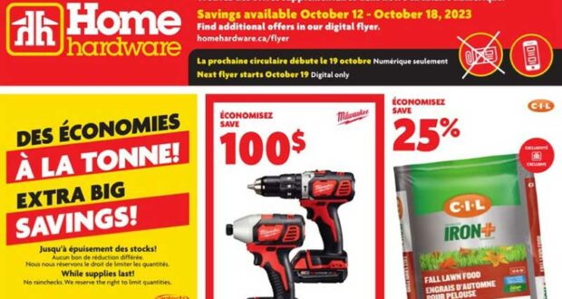 Circulaire Home Hardware du 12 octobre au 18 octobre 2023