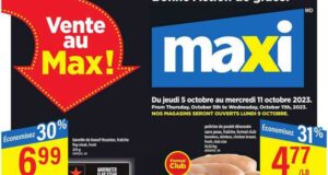 Circulaire Maxi du 5 octobre au 11 octobre 2023