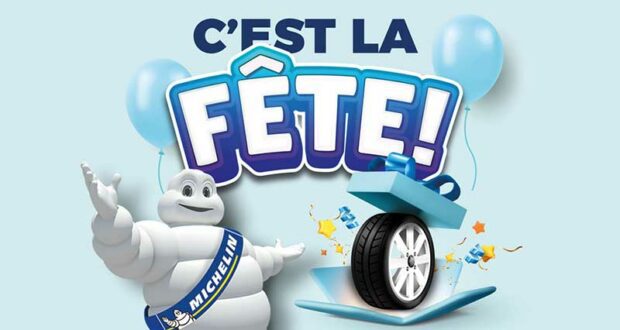 Gagnez 5 ensembles de pneus Michelin de 1500 $ chacun