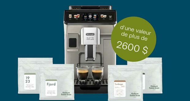 Gagnez Une machine à café Delonghi de 2600 $