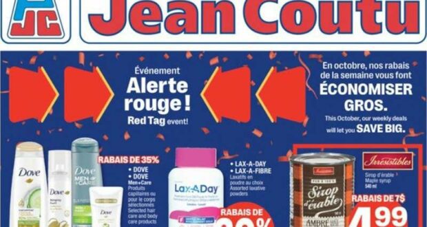 Jean Coutu Circulaire du 19 octobre au 25 octobre 2023