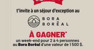 Remportez Un séjour au Bora Boréal de 1500 $
