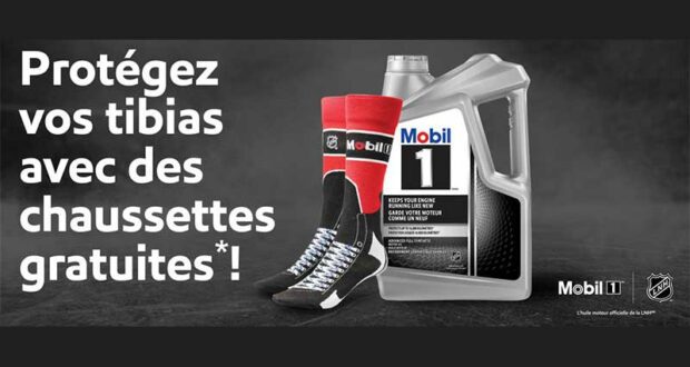 Chaussettes Mobil 1/LNH GRATUITES