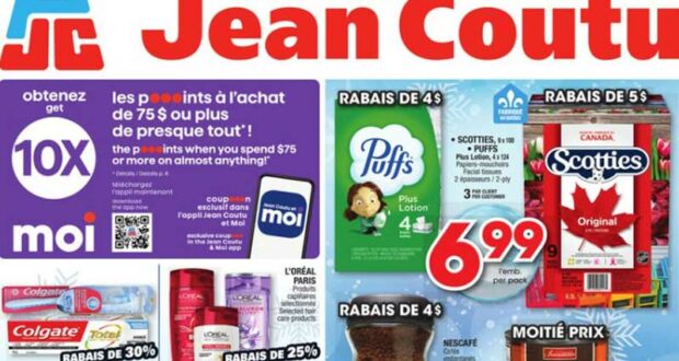 Circulaire Jean Coutu du 23 novembre au 29 novembre 2023