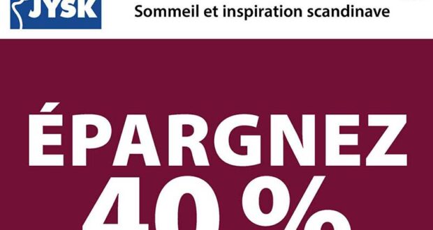 Circulaire Jysk du 2 novembre au 8 novembre 2023