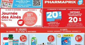Circulaire Pharmaprix du 11 novembre au 17 novembre 2023