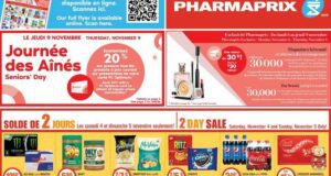 Circulaire Pharmaprix du 4 novembre au 10 novembre 2023