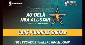 Gagnez 2 voyages NBA All-Star (14000 $ chacun)