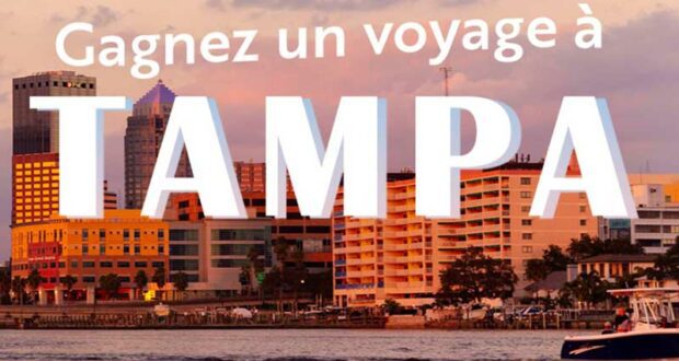 Gagnez 2 voyages à Tampa Bay aux États-Unis