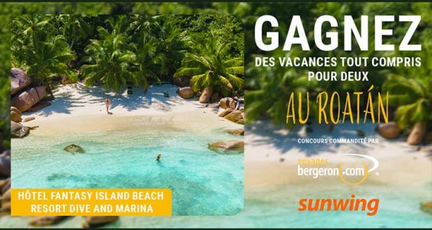 Gagnez Un forfait vacances tout compris au Roatán (3770 $)