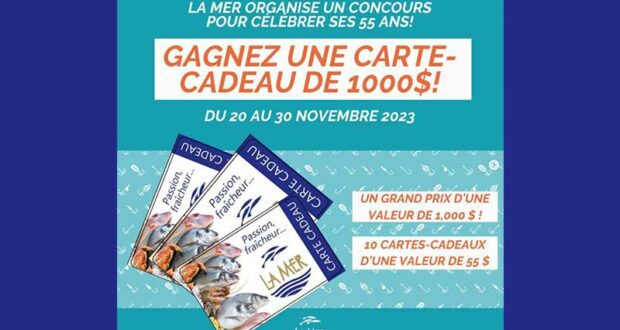 Gagnez Une carte-cadeau La Mer de 1000 $