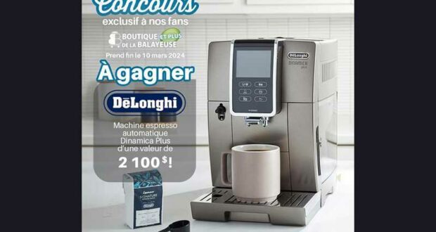 Gagnez Une machine à espresso Dinamica Plus de 2100 $