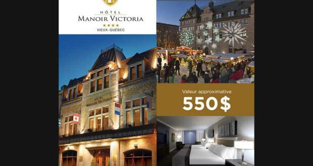 Remportez Un séjour à l’Hôtel Manoir Victoria