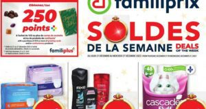 Circulaire Familiprix du 21 décembre au 27 décembre 2023