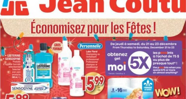 Circulaire Jean Coutu du 21 décembre au 27 décembre 2023