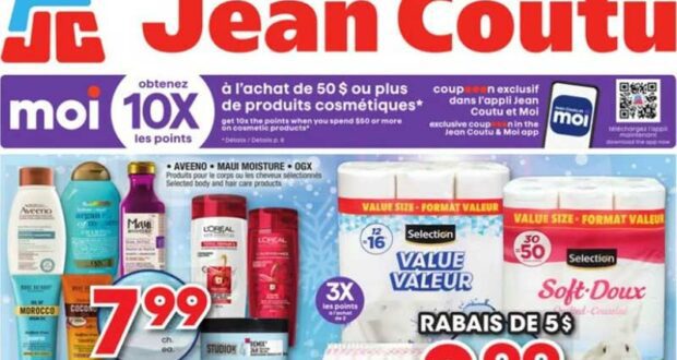 Circulaire Jean Coutu du 7 décembre au 13 décembre 2023