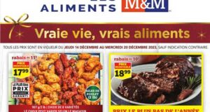 Circulaire Les Aliments M&M du 14 au 20 décembre 2023