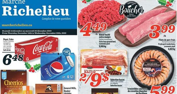 Circulaire Marché Richelieu du 14 décembre au 20 décembre 2023