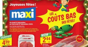 Circulaire Maxi du 21 décembre au 27 décembre 2023