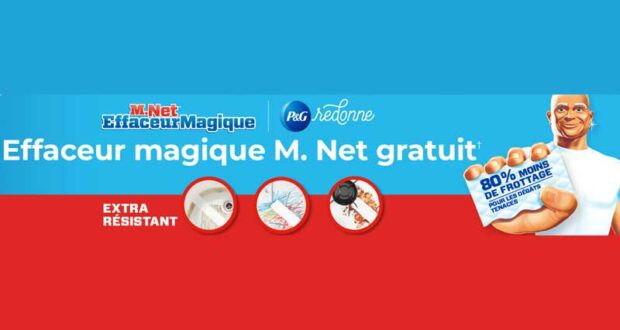 Echantillons gratuits de l’Effaceur magique M.Net