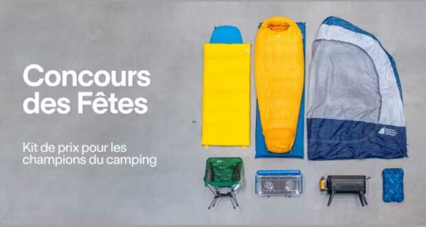 Gagnez Un Kit de prix pour les champions du camping (1500 $)