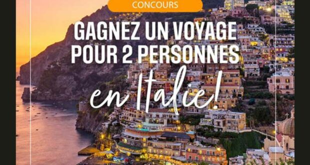 Gagnez Un voyage de 15 jours pour deux en Italie (13 000 $)