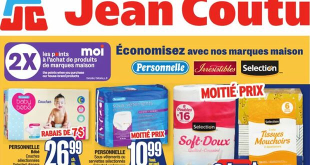 Circulaire Jean Coutu Du 4 au 10 janvier 2024