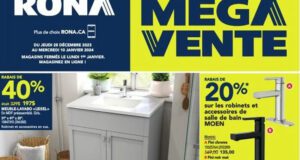 Circulaire Rona du 28 décembre au 10 janvier 2024