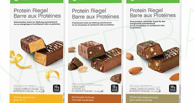 Echantillons gratuits de barres protéinées Herbalife