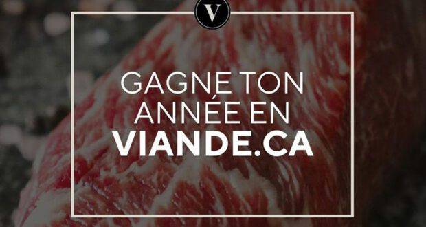 Gagne ton année en viandes (1500$ )