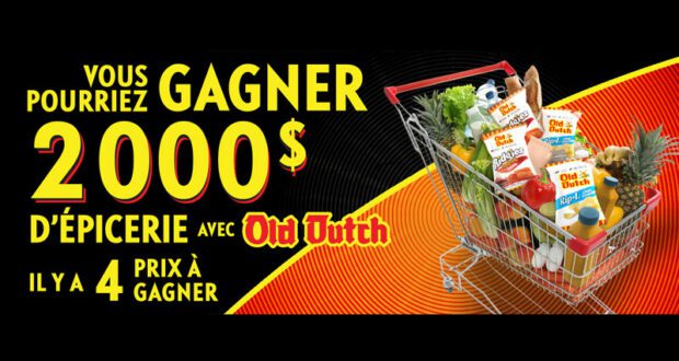 Gagnez 4 prix de 2000 $ d’épicerie