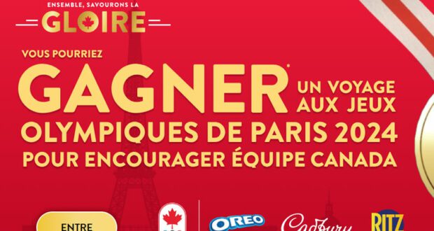 Gagnez 5 voyages aux Jeux Olympiques de Paris (40 000 $ chacun)