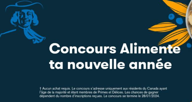 Gagnez Un prix de 1000 dollars (Primes et Délices)