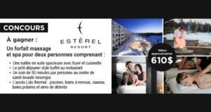 Gagnez Un séjour pour deux à l’Estérel resort