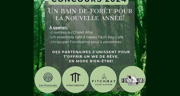 Gagnez Un weekend de 2 nuitées au chalet Altaï